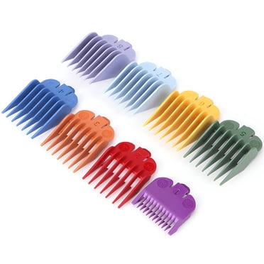 ACDANC 8PCS Hair Clipper Guide Comb Set Compatible with Hair Clippers Limit Combs Hair Trimmer Guards Attachments Hair Salon Tool Set,Random Colors