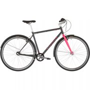Urban Commuter Hybrid Bike 700c - Shimano 3 Speed Nexus - GreyFrame size: 21"Frame material: SteelDrivetrain: Shimano Nexus SG3R40 3 Speed Hub GearsStem type: AheadStem length: 90mm Stem rise: 10 deg