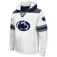thumbnail image 2 of Men's Colosseum White Penn State Nittany Lions Lace-Up 2.0 Pullover Hoodie, 2 of 3