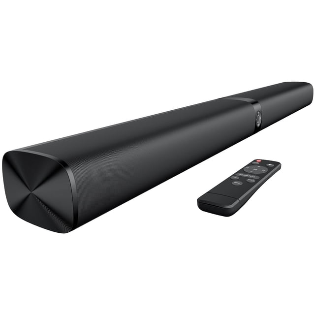 Assistrust Sound Bar for Smart TV, 80W Soundbar with Bluetooth/ARC/Opt/AUX Connect, Dynamic Volume Boost, 3 Equalizer Modes, 2 in 1 Detachable Soundb