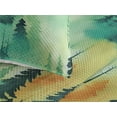 thumbnail image 3 of Ambesonne Forest Quilted Bedspread Set 3 Pcs, Vintage Jungle Landscape Art, King, Fern Green and Laurel Green, 3 of 4
