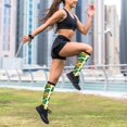 thumbnail image 6 of Lsque Corn Pattern Sport Compression Socks for Men & Women 15-20 mmHg Knee High Nurse Pregnant Running Medical and Travel Athletic, 6 of 6