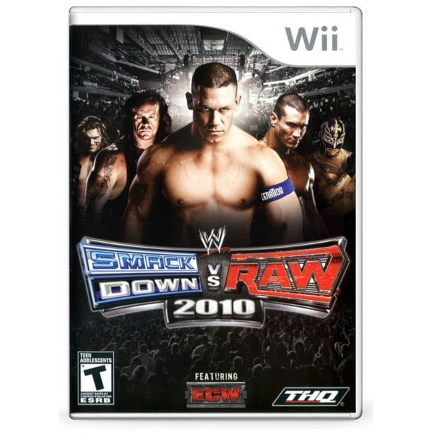 Wwe Smackdown Vs Raw 10 Nintendo Wii Refurbished Walmart Com