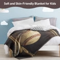 thumbnail image 4 of Softball Blanket Softball Gift for Teens, Flannel Soft Warm Plush Sport baseball Throw Blanket for Girls Boys Kids Teen Softball Lovers All Season Couch Sofa Bed Living Room Home Decor(60"x80"), 4 of 7