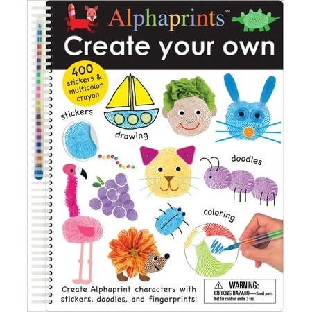 Alphaprints Create Your Own A Sticker And Doodle Activity Book