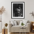 thumbnail image 4 of Historic Framed Print, [Old man with coat hung over shoulder], 17-7/8" x 21-7/8", 4 of 9