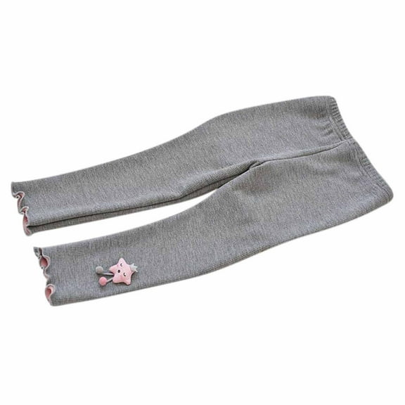 Boys Sweatpants Christmas Gift Baby Girl Pants Embroidery Leggings Cropped Trousers Save Big