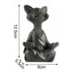 thumbnail image 2 of Yoga meditación gato estatua Zen gato relajado Pose escultura césped decoración arte ornamento Kuyhfg Bienvenido a Kuyhfg, 2 of 2