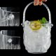 thumbnail image 3 of Cubo de hielo, cubo de bebida de plástico portátil transparente acrílico para vino con mango, 3 of 8