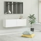 thumbnail image 1 of Mueble TV blanco 100x30x30 cm Aglomerado Kuyhfg Sin marca, 1 of 5