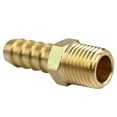 thumbnail image 3 of 10 Pack 3/8" x 1/4" MNPT Pipe Thread Brass Air Hose Barb Fitting For 3/8" Hose 220EE, 3 of 7