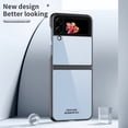 thumbnail image 3 of MonsDirect for 6.7 inch Samsung Galaxy Z Flip 4 5G 2022 Case, Slim Clear Plating Frame Hard PC Back Shockproof Anti-Scratch Full Coverage Bumper Protective Shell Cover for Galaxy Z Flip 4, Black, 3 of 7
