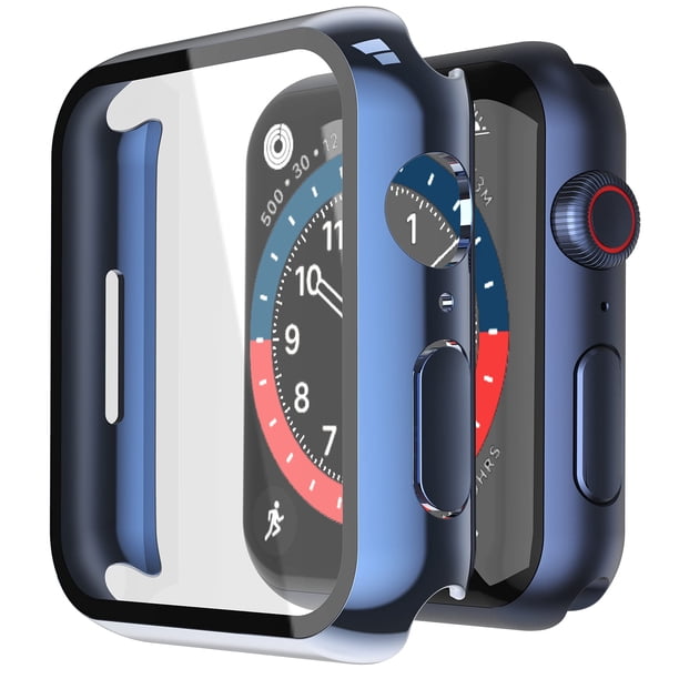 Funda y protector de pantalla Misxi para Apple Watch S9/S8/S7 de 45 mm