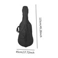 thumbnail image 2 of Bolsa de tela Oxford para violonchelo perfecl funda de transporte con correas traseras 3 3 a 4, 2 of 8