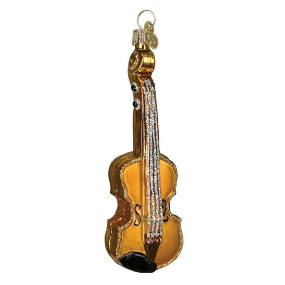 Old World Christmas Ornaments: Violin Glass Blown Ornaments for Christmas Tree (38008)