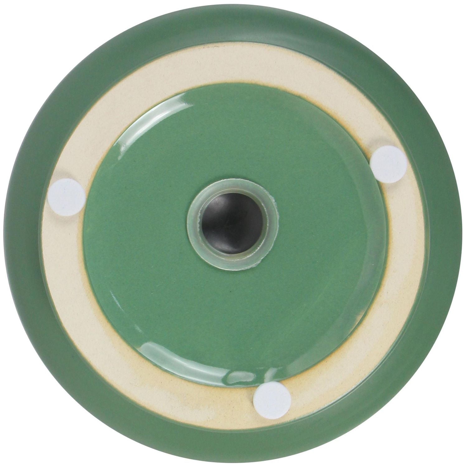 Mainstays 6in Petra Small Ceramic Green Planter, Stylish pot for small plants