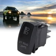 thumbnail image 1 of Ccdes Rocker Switch 5Pin On/Off Minus40°C To +85°C Heat Resistance DC12V/24V ABS Lamp Switch For Boat Yacht Automobile,Boat LED Switch,Lamp Switch, 1 of 8