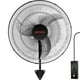 thumbnail image 1 of Ventilador de pared ZMRTDWO de 50 cm, oscilante, 3 velocidades, IP44, 90°, 1 of 7