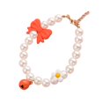 thumbnail image 2 of NIBOLOG Pet Necklace Vivid Color Waterproof Resin Small Cat Dog Artificial Pearl Necklace Jewelry Pet Costume Pet Supplies, 2 of 8