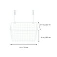 thumbnail image 2 of unbranded Metal Hanging Rack Para Puertas De Gabinete Sin Herramientas Perforado Y Resistente, 2 of 8