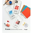thumbnail image 2 of Ringke Fusion Design Case Compatible with iPhone 12 Pro Max, Designed PC Back TPU Bumper Drop Protection Phone Cover - Tomato, 2 of 11