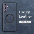 thumbnail image 3 of Magnetic For Magsafe Leather Case For Samsung Galaxy S24 S23 S22 Ultra S23 FE S21 Plus Luxury Wireless Charge Phone Back Cover, 3 of 5