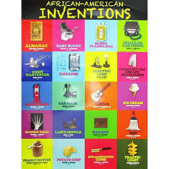 African American Inventors Poster (Color) (18x24)