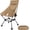 New Khaki With Feet 1 Pack, variant on Portable Camping Chairs for Adults, Adjustable Oversize Beach Chair Lawn Chair with High Back - Large Capacity, Heavy Duty (New Black)