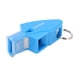 thumbnail image 4 of Silbato de plástico con sonido nítido para exteriores, silbato de baloncesto con cordón y clip para el dedo, color azul claro, 4 of 10