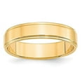 thumbnail image 4 of 14K Yellow Gold 5mm Flat with Step Edge Band Ring Size 10, 4 of 7