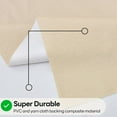 thumbnail image 3 of Wipeable Waterproof Tablecloth for Rectangle Table Heavy Duty Vinyl Tablecloths Outdoor PVC Table Cover for Picnic(A-Gray, 60'''' x 120''''), 3 of 6