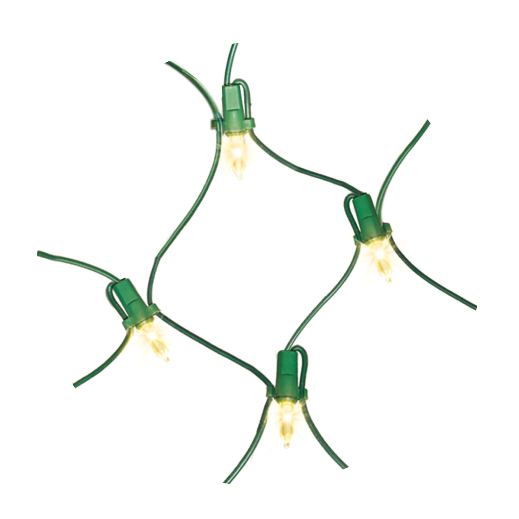 Indoor/Outdoor 150-Count Incandescent Christmas Net Lights, Clear, 6' x 4', by Holiday Time