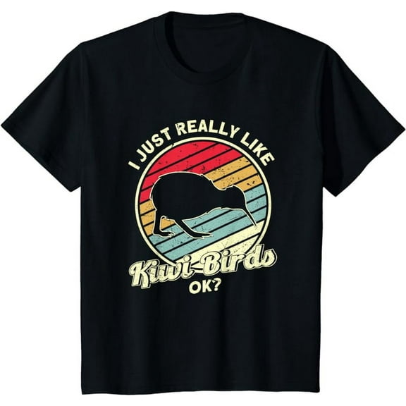 I Just Really Like Kiwi Birds Ok Bird Lover Kiwi Bird T-Shirt
