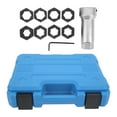 thumbnail image 2 of 10 Pcs Axle Spindle Threading Set Alloy Steel 3/4x20 13/16x20 UNEF M20 M22 M24 Thread Chaser Rethreading Restorer Repair Kit Thread Repair Kit, 2 of 8
