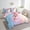 Blue Pink, variant on Erosebridal Cherry Blossoms Bedding Sets Twin Size, Pink Flower Comforter Sets with Sheets, Dreamy Watecolor Reversible Bed Set, Super Cozy Bedroom Decor, 7-Piece