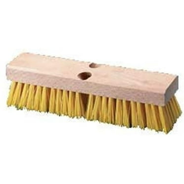 Boardwalk Deck Brush Head, 2" Cream Polypropylene Bristles, 10" Brush, Each