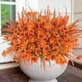 thumbnail image 2 of 10 pcs Fake Fall Flowers Outdoor Fall Artificial Flower Arrangements Faux Fall Outdoor Plants Decorations for Home Porch Pathway Window Box Mantel Harvest Thanksgiving, 2 of 5