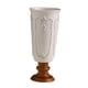 thumbnail image 3 of Jarrón de Cerámica de Base de Madera con Diseño Clásico Francés Florero Decorativo para Arreglos Florales Adecuado para Sala de Estar Dormitorio, 3 of 9