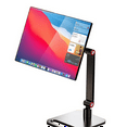 thumbnail image 3 of Support de Moniteur à Dégagement Rapide en Alliage d'Aluminium pour Bureau pour Moniteur de 17-25 Pouces, Support de Moniteur, Noir, 3 of 8