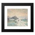 thumbnail image 2 of Claude Emile Schuffenecker 17x15 Black Modern Framed Museum Art Print Titled - Snow Landscape (1886), 2 of 5