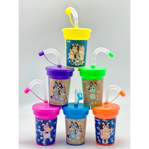 Create Your Own ''Bluey'' Sipper Cups Brand: One Stop Birthday