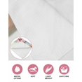 thumbnail image 6 of Easter Kitchen Dish Towels for Drying Dishes Set of 4, Cute Rabbits Eggs Flowers Leaf Butterflies Watercolor Waffle Weave Microfiber Hand Tea Bathroom Towels Quick Dry & Absorbent Towel 12x12, 6 of 7