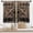 Brown, variant on Coffee Lovers Black Kitchen Curtains 27.5W x 39L Inch Farmhouse Rustic Vintage Country Rural Drink Rod Pocket Short Cafe Tier Small Window Treatment Drapes Decor 2 Panels