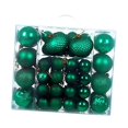 thumbnail image 3 of 48 piezas de adornos de bolas navideñas colgantes adornos de decoración navideña con Verde, 3 of 9