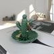 thumbnail image 2 of Plato de cerámica con forma de cactus para sujetar anillos, joyas y regalos, 2 of 5