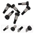 thumbnail image 3 of MasteelfCA 1 Set 6Pcs Hex Shoulder Screws Practical Carbon Steel Shoulder Bolts (Silver), 3 of 7