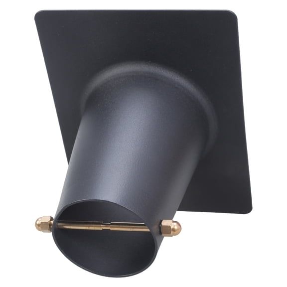 Rain Chain Gutter Adapter Black Coated Aluminum Rain Chain Installer