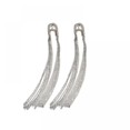 thumbnail image 1 of Yellow Gold Bar Tube Tassel Chain Dangle Hook Earrings S01, 1 of 3