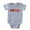 Heather Grey, variant on CafePress - I Love Fruitcake - Cute Infant Baby Football Bodysuit