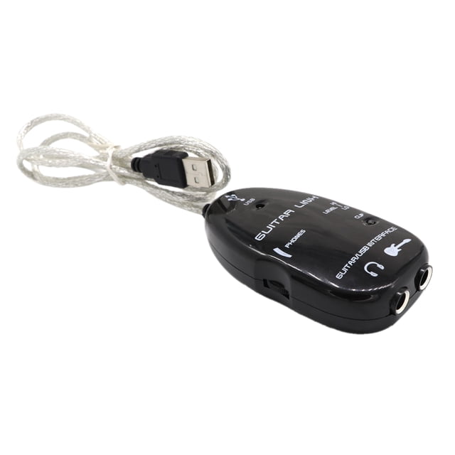 Adaptador De Grabación de sonido Esté Del Enlace De La Interfaz ordenador Del Ordenador Portátil De La Guitarra Del USB Hugo enlace de guitarra a interfaz usb